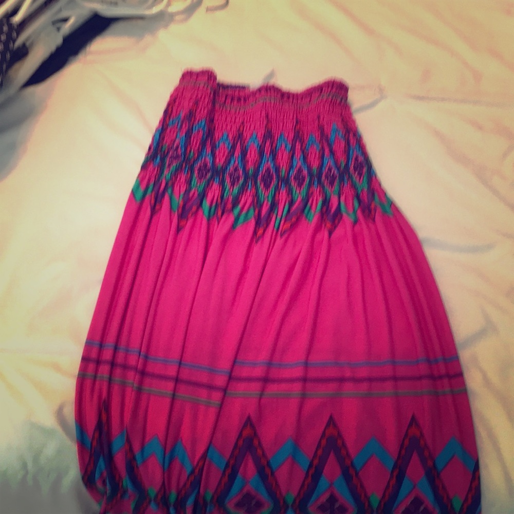 Strapless dress